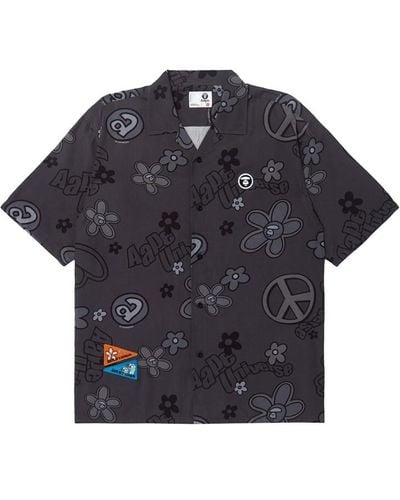 Aape Peace S/s Shirt Sn32 - Black