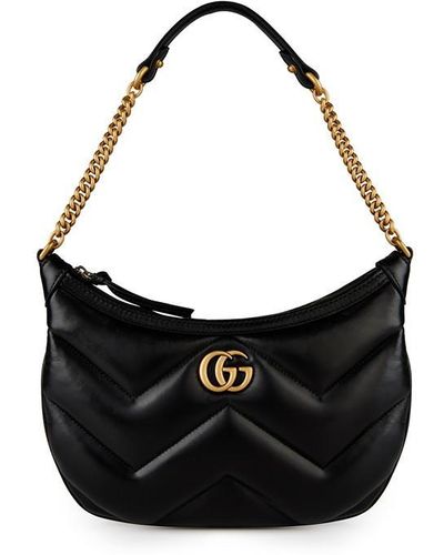 Gucci gg Marmont Small Shoulder Bag - Black