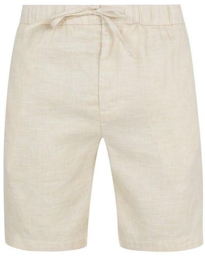 Frescobol Carioca Linen Shorts - Natural