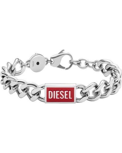 DIESEL Chain Bracelet - Metallic