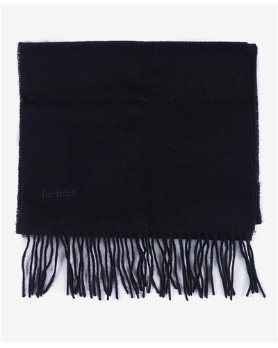 Barbour Lambswool Woven Scarf - Blue