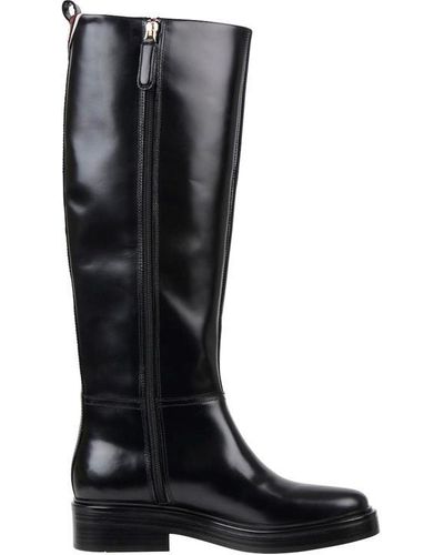 Tommy Hilfiger Elevated Longboots - Black