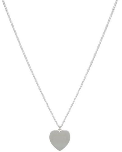 Common Lines Amore Necklace - Metallic