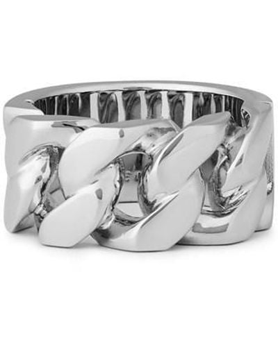Alexander McQueen Chain Detail Ring - Metallic