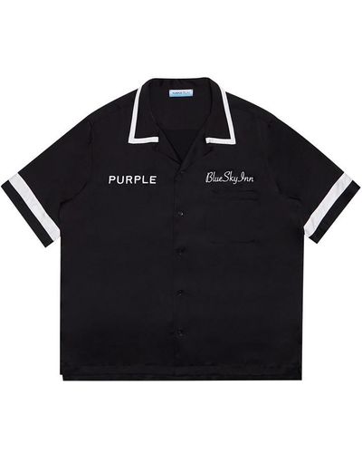 Purple Brand Pur. Waiter Shirt Sn42 - Black