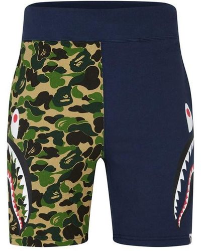 Bape shark cheap short pants