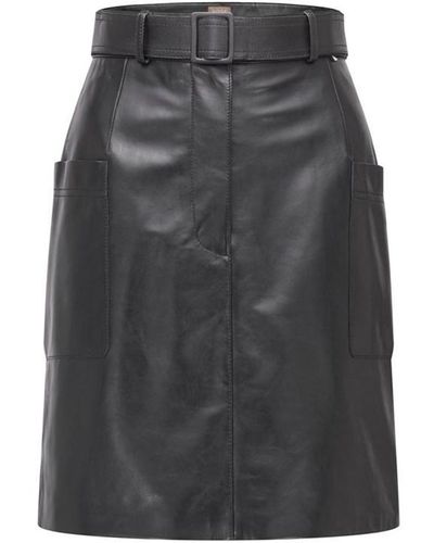 BOSS Semita Skirt Ld99 - Grey