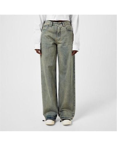Rick Owens Geth Washed Jeans - Grey