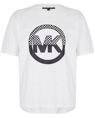 Michael Kors Check Charm T-shirt - White