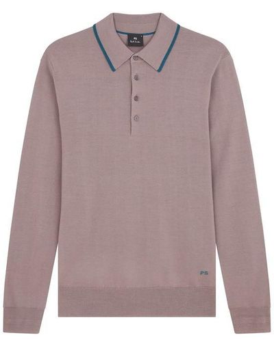 PS by Paul Smith Ps Button Jumper Sn33 - Purple