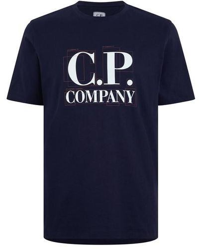 C.P. Company Cp Graphic T-shirt Sn99 - Blue