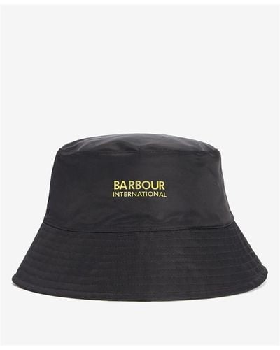 Barbour Ripley Reversible Bucket Hat - Black
