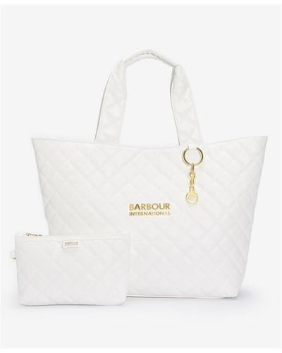 Barbour Battersea Tote Bag - White