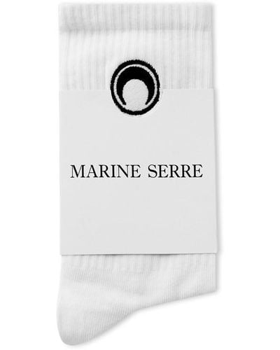 Marine Serre Ms Moon Sock Sn42 - White