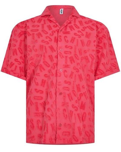 Moschino Jacquard Monogram Shirt - Pink