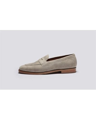 Grenson Floyd Penny Loafers - White