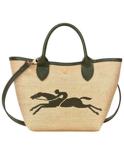 Longchamp Le Panier Pliage Basket Bag - Natural