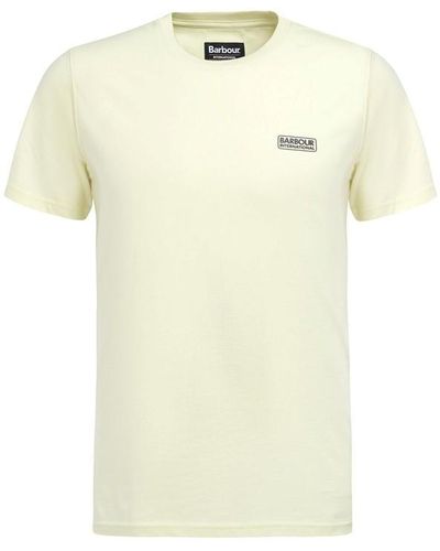 Barbour Small Logo T-shirt - Yellow