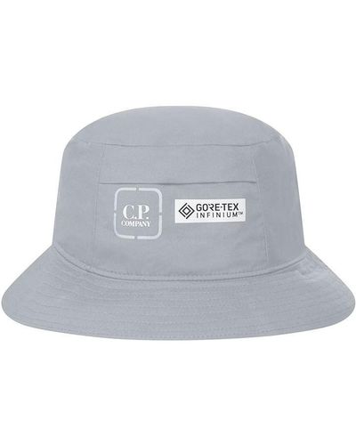 CP COMPANY METROPOLIS Mesh Bucket Hat - Blue