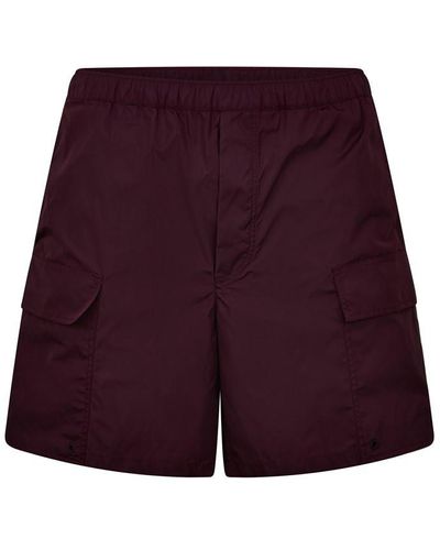 Valentino Logo Swim Shorts - Purple