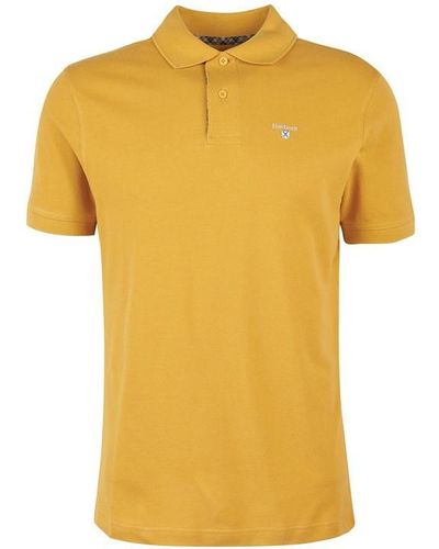 Barbour Cotton Polo Shirt - Yellow