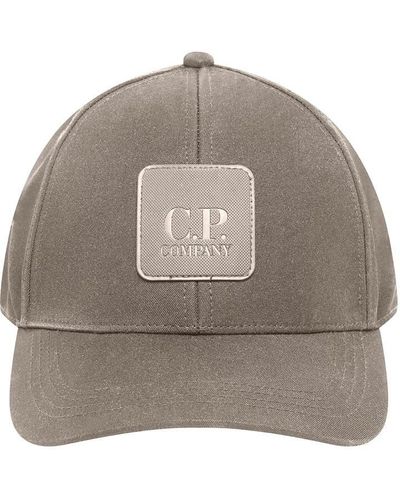 CP COMPANY METROPOLIS Rb Baseball Cap - Grey