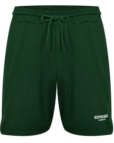 Represent Owners Club Mesh Shorts - Green