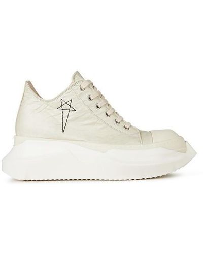 Rick Owens Abstract Low Trainer - White