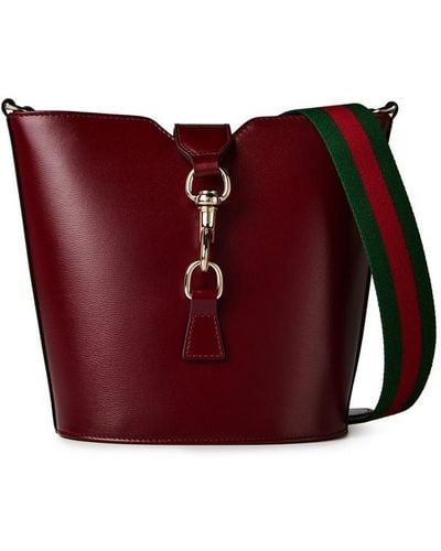 Gucci Mini Bucket Shoulder Bag - Red
