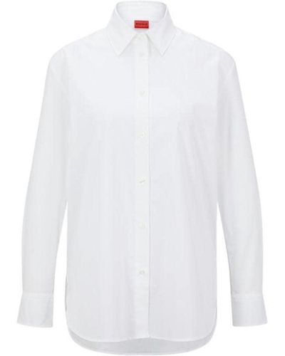 HUGO Boyfriend Shirt - White