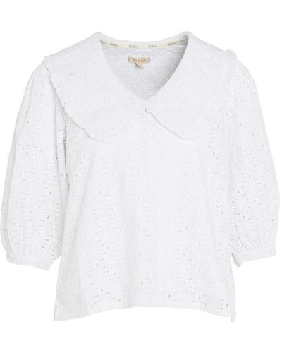 Barbour Kelley Broderie Anglaise Blouse - White