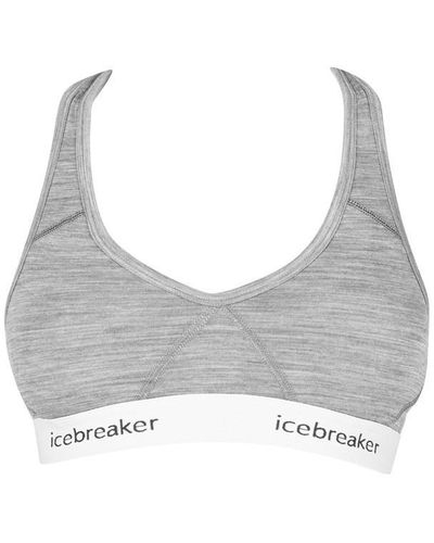 Icebreaker Sprite Racerback Bra - Grey