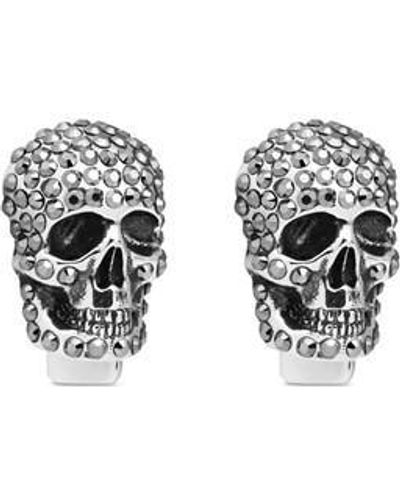 Alexander McQueen Skull Cufflinks - Metallic