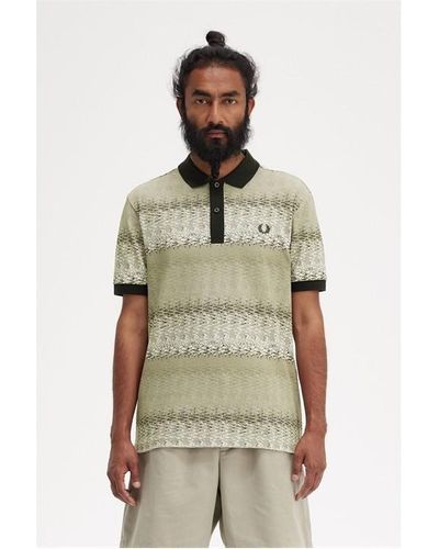 Fred Perry Fred Waves Polo Sn42 - Green