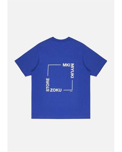 MKI Miyuki-Zoku Square T-shirt - Blue