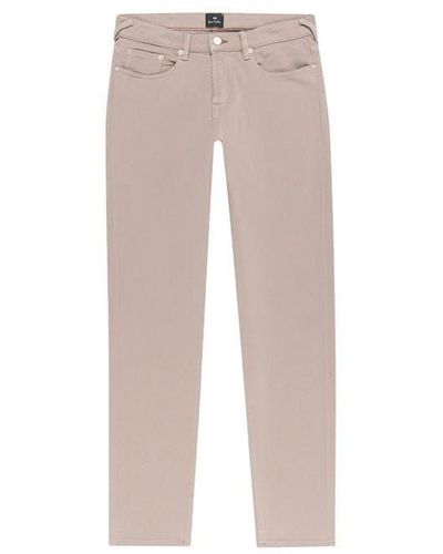 PS by Paul Smith Garment Dyed Tape Jeans - Natural
