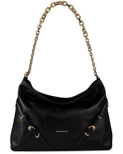 Givenchy Medium Voyou Chain Shoulder Bag - Black