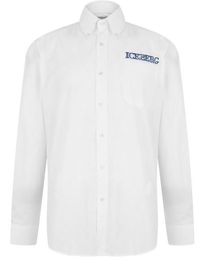Iceberg Emb Shirt Sn42 - White