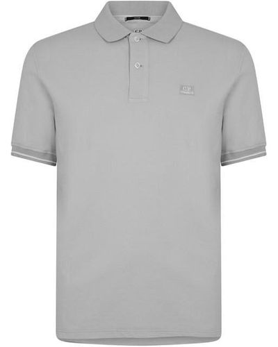 C.P. Company Piquet Polo Shirt - Grey