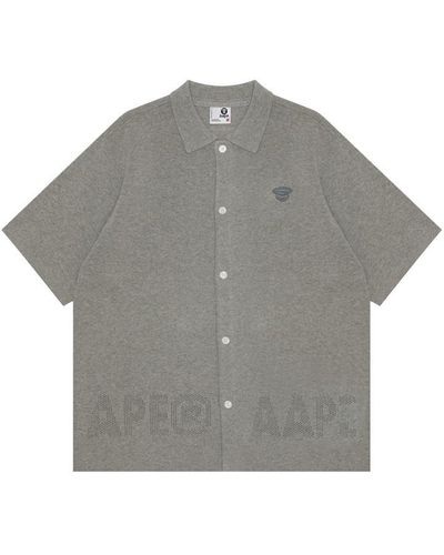 Aape Ape S/s Shirt Sn42 - Grey