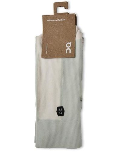 On Shoes Perf High Sock Ld00 - Grey