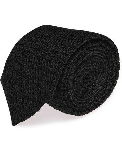 Tom Ford Knit Tie - Black
