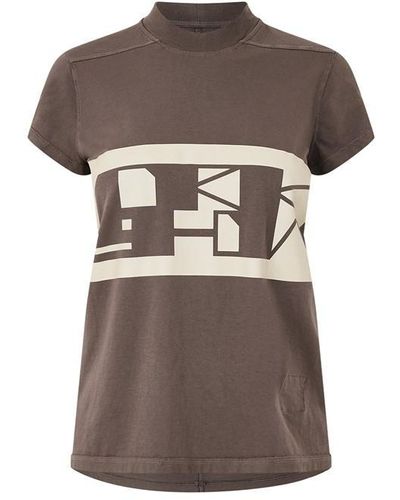 Rick Owens Small Level T-shirt - Brown