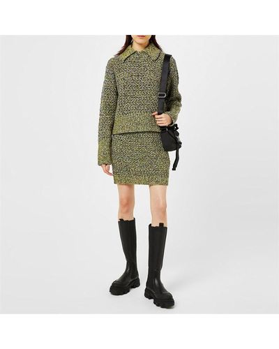 WOOD WOOD Norma Knit Skirt - Green