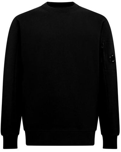 C.P. Company Heavyweight Lens Sweatshirt - Black