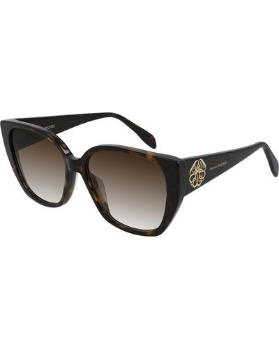 Alexander McQueen Sunglasses Am0284s - Black