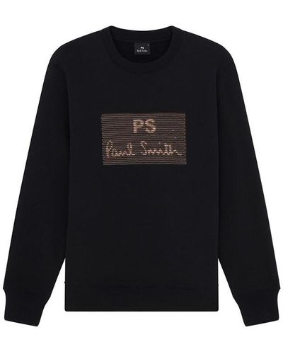 PS by Paul Smith Ps Ps Embrod Crew Sn41 - Black