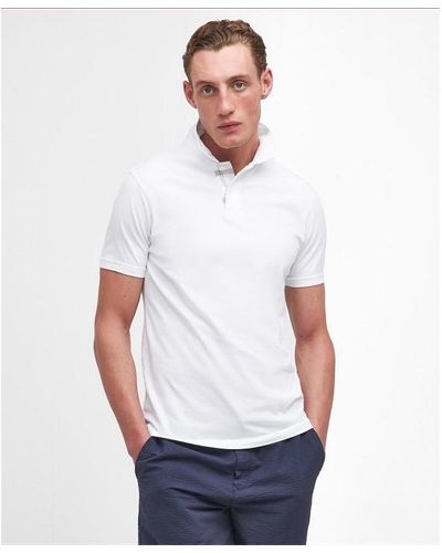 Barbour Kirkhill Polo Shirt - White