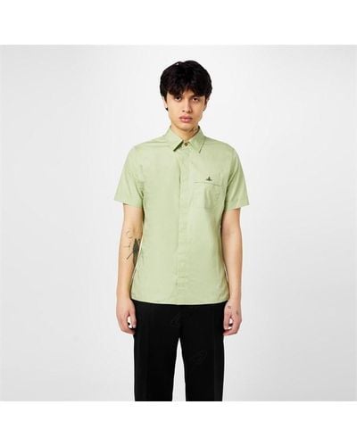Vivienne Westwood Orb Short Sleeve Shirt - Green