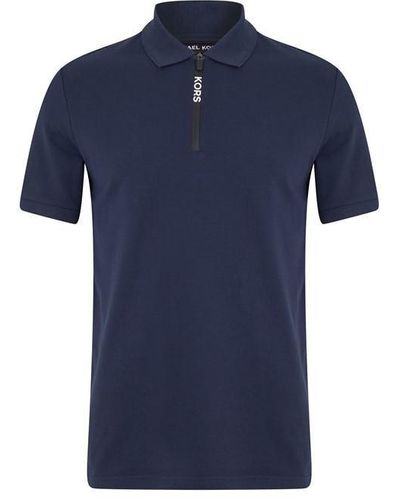 Michael Kors Mk Zip Polo Sn42 - Blue